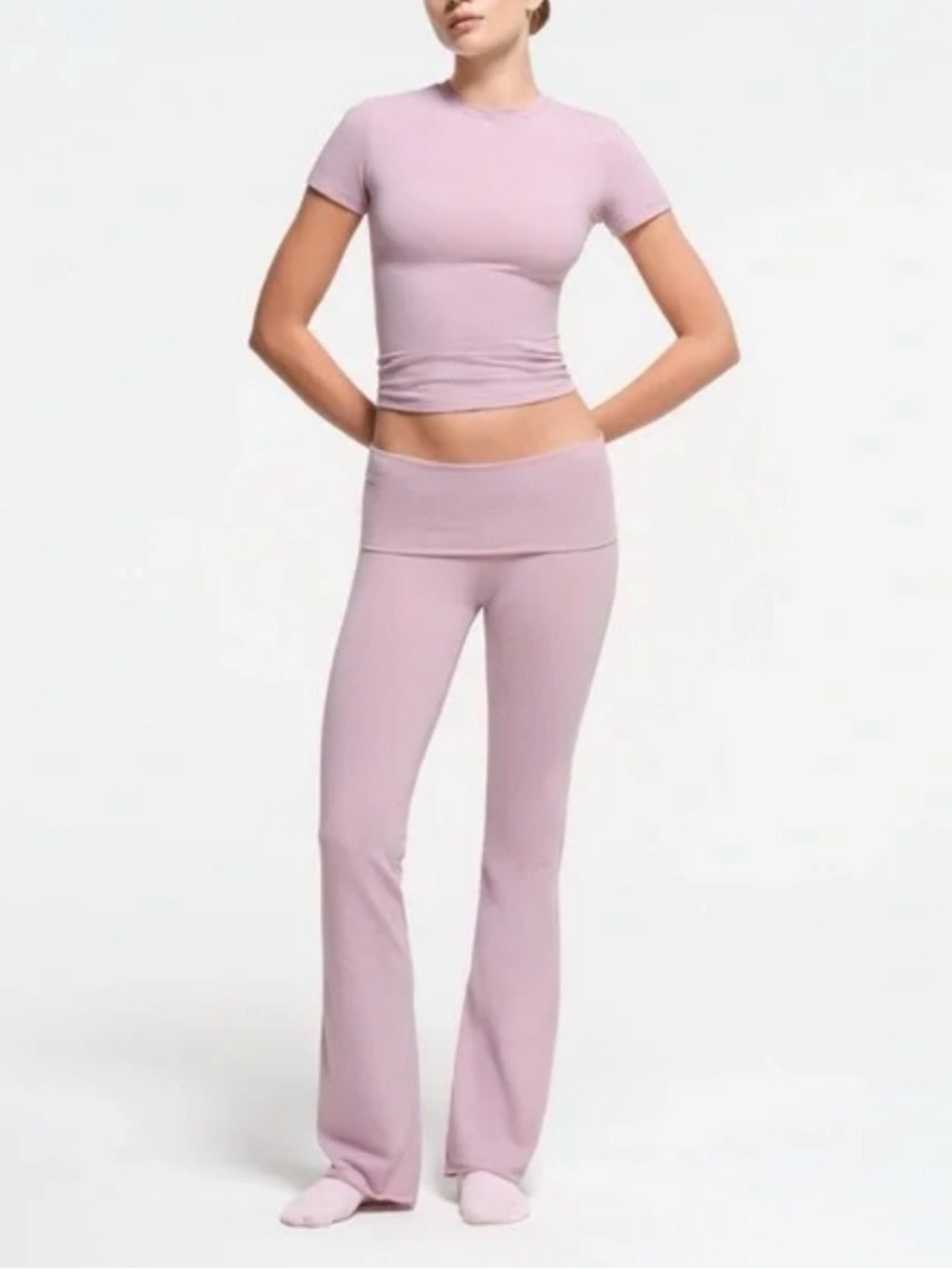 Skims cotton fold over pants